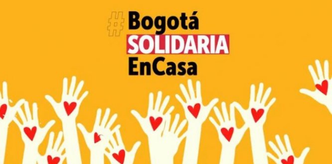 “Bogotá solidaria en casa” en la localidad de Santa Fe 