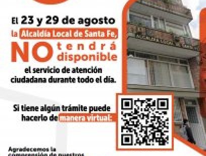  No tendremos disponible el servicio de atención ciudadana