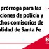 Nueva prórroga para las Inspecciones de Policía y despachos comisorios de la Localidad de Santa Fe 